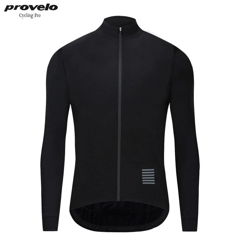 

Provelo 2019 New Quality Winter Spring Thermal Fleece Reflective Cycling Jersey Long Sleeve Cycling Clothing Classic Cool Design
