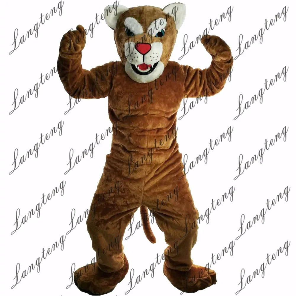 Лидер продаж! Леопардовый костюм талисмана для взрослых размер наряд на Хэллоуин