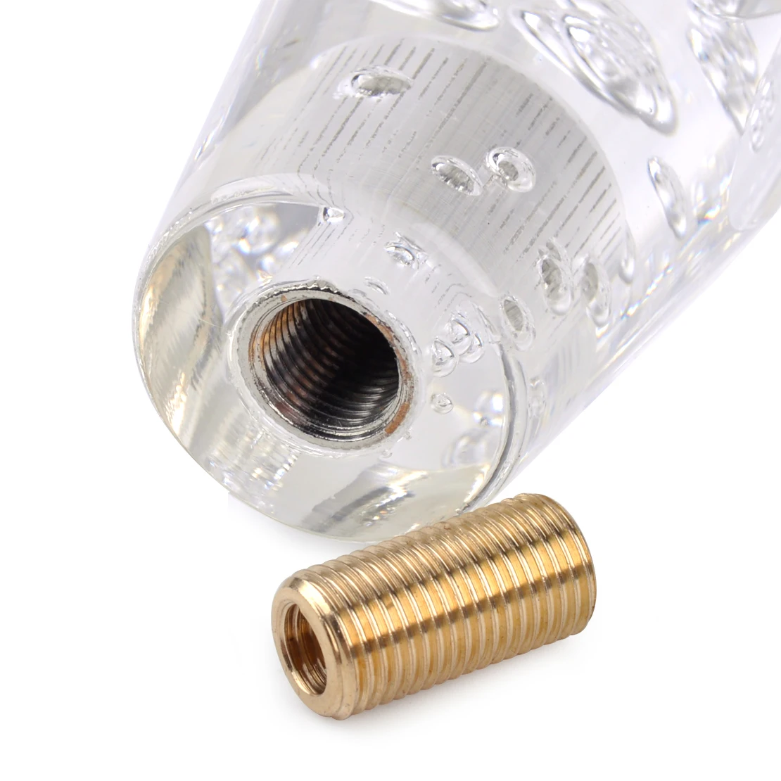 Beler 150 ММ Octagon Crystal Clear пузырь руководство Stick Шестерни ручка переключения Перестановка Для VW Audi Форд Mazda Chevrolet