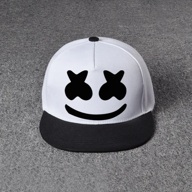 New Fashion DJ Marshmellow Hat Baseball Cap Net Cap Hip Hop Marshmallow