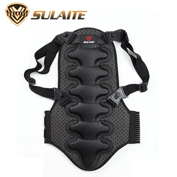 

SULAITE Motorcycle Racing Skiing Back Spine Support Sportwear Thicken Outdoor Sports Protective Gear Shockproof Chest Protector