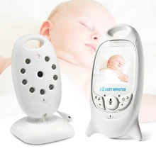 Wireless Video Baby Monitor 2.0 inch Color Security Camera 2 Way Talk NightVision IR LED Temperature Monitoring with 8 Lullaby