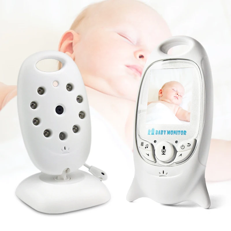 

Wireless Video Baby Monitor 2.0 inch Color Security Camera 2 Way Talk NightVision IR LED Temperature Monitoring with 8 Lullaby