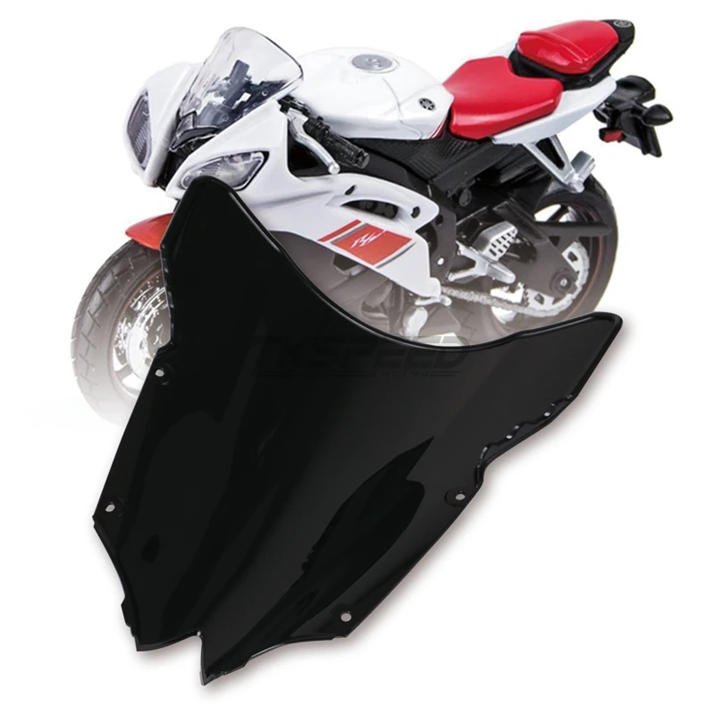 Черный лобовое стекло дымчатое лобовое стекло для Yamaha YZF600 R6 2008 2009 2010 2012 2013