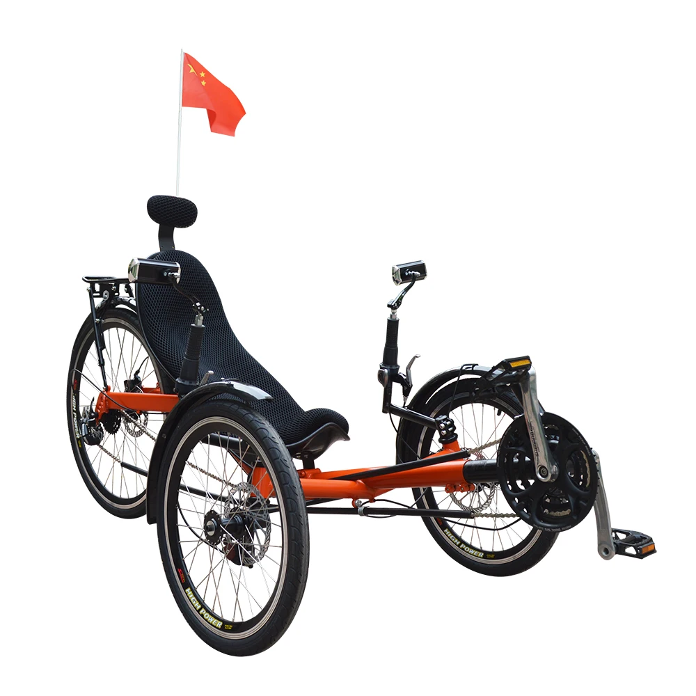 Складные Лежачие Трехколесные двойные передние колеса M010 для продажи|recumbent