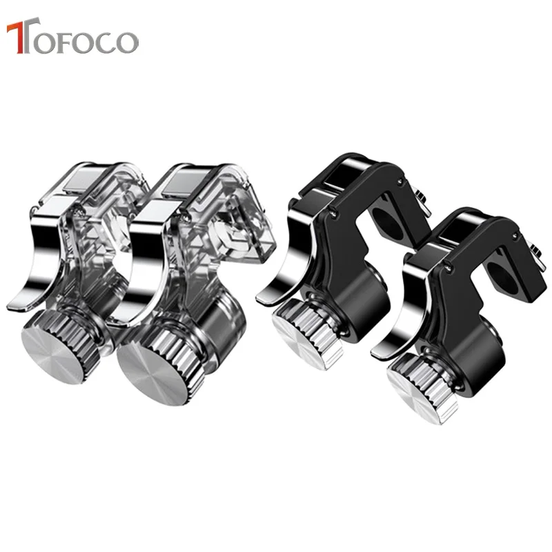 Metal Smart Phone Mobile Gaming Trigger for PUBG Mobile Gamepad Fire Button Aim Key L1 R1 Shooter Pubg Controller
