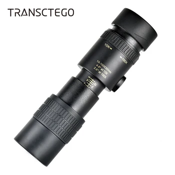 

Powerful 10-100x30 HD Monocular Telescope Zoom Binoculars Optical Spotting Scopes Night Vision Hunting Professional Binoculars
