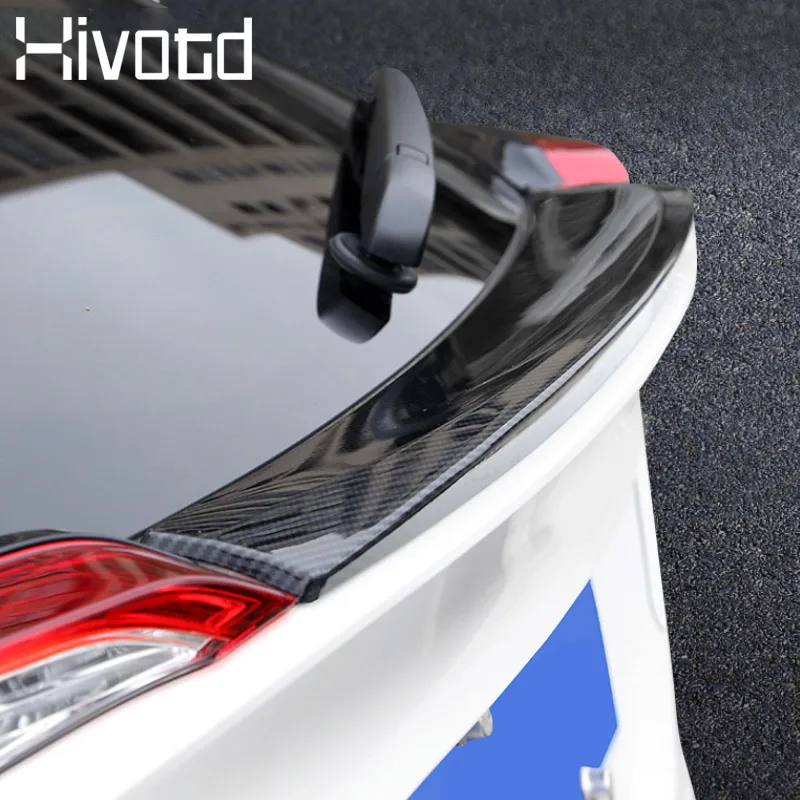 Hivotd для тойота ch r Toyota C HR ЧР углеродное волокно АБС пластик автомобильный sopiler
