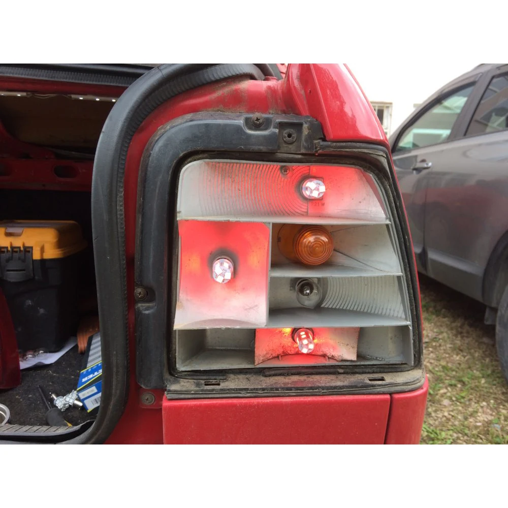 AORUNYEBAO 2 шт. автомобильный светодиод 13SMD 5050 1156 BA15S BAU15S 1157 BAY15D P21W задний стоп сигнал