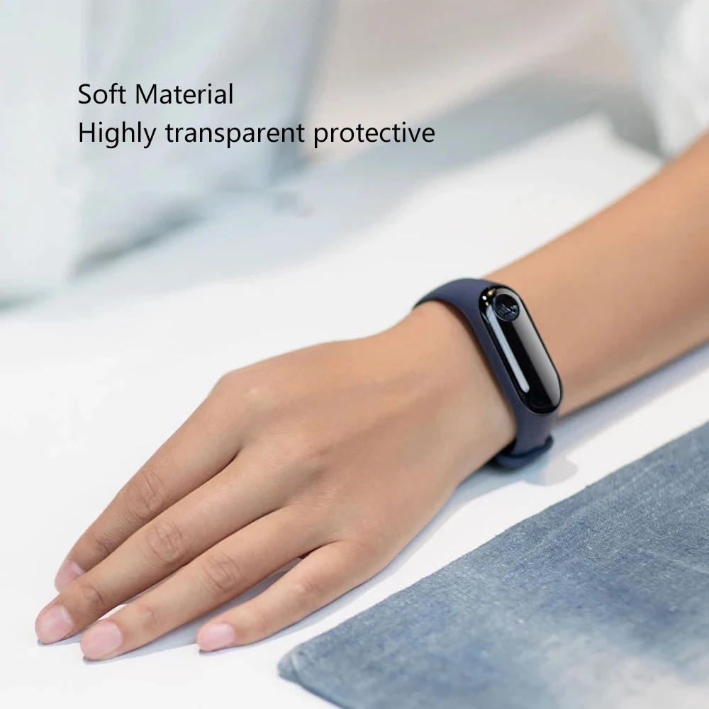 5 шт. Защитная пленка для экрана Xiaomi mi Band 3 смарт браслета защитная прозрачная band