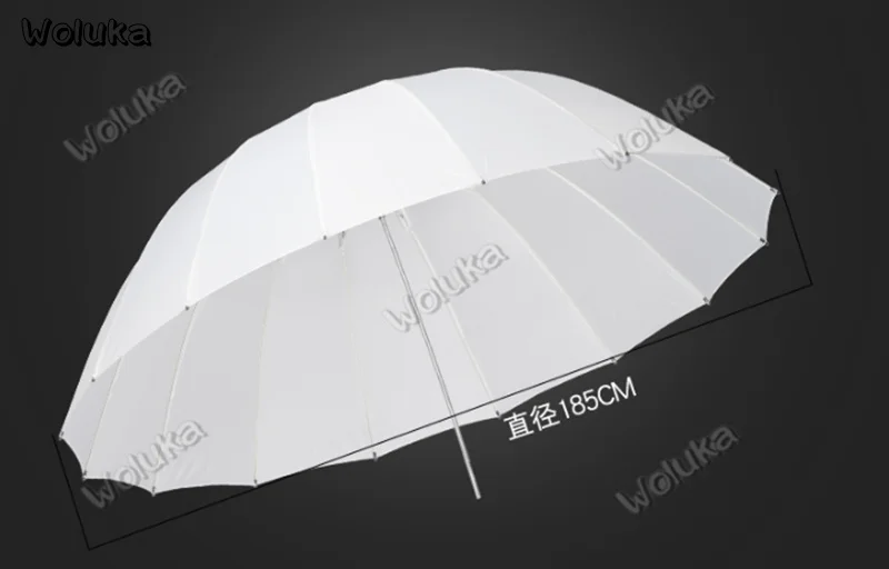 75-дюймовый зонт из мягкого материала для студийной съемки портретный фон для фотосъемки аксессуары 185 см белый зонтик пропускающий свет фотографическое оборудование CD50 T03