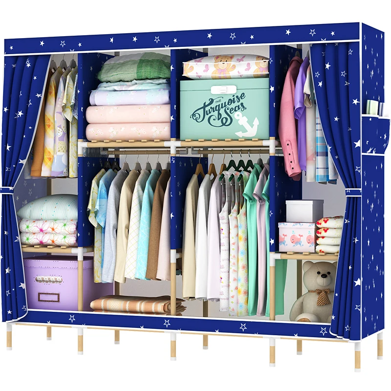 Canvas closet update is more sturdy hanger storage solution with