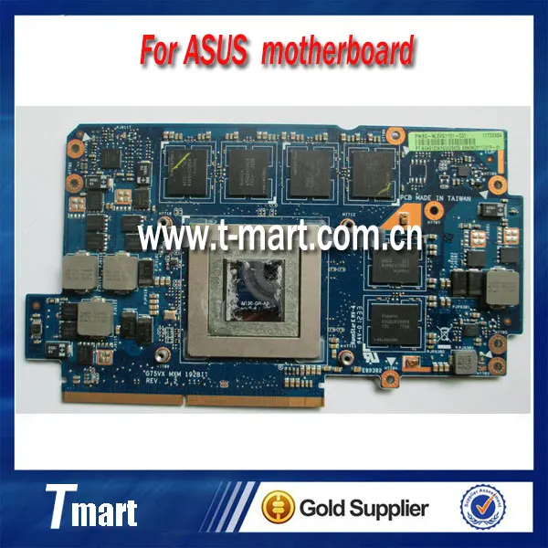  100% working for  ASUS G75VX-VGA-CARD-board-G75VX-MXM-192BIT-DDR3 fully tested 