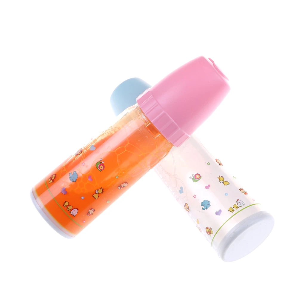 2 шт. Волшебная бутылочка для кормления Reborn Doll Baby Bottle американских кукол DIY