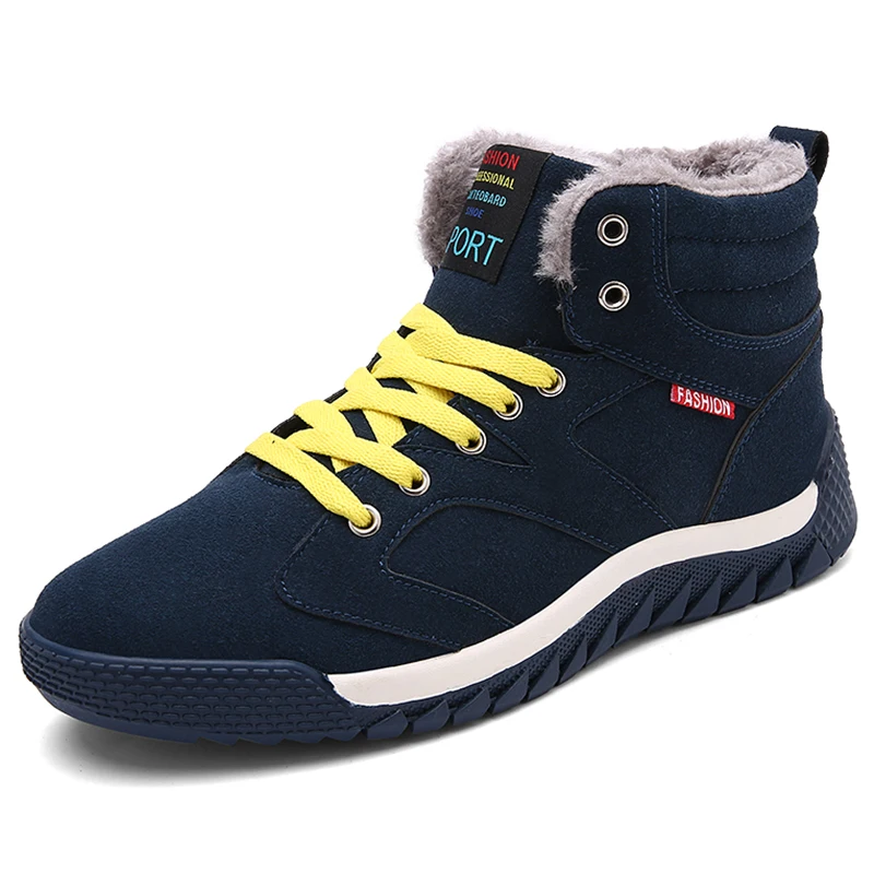 

2018 Plus Velvet Mens Walking Shoes Warmth Outdoor Shoes Windproof Breathable Sports Shoes For Men Free Shipping ZS860