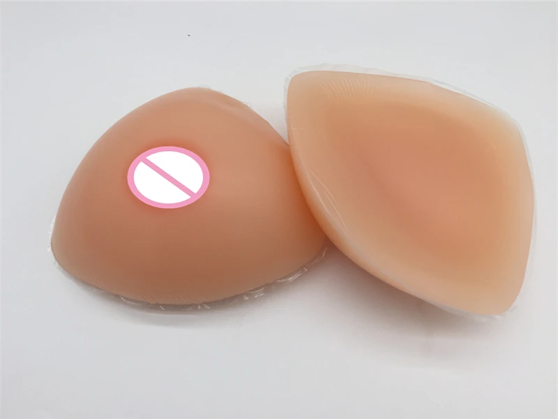 

Shemale Boobs 1000g/Pair D Cup Triangle Silicone Breast Forms Fake Breast For Transgender Drag Queen