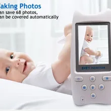 2,4 ГГц цифровой беспроводной детский монитор двусторонний разговор фотосъемка переносной цветной жидкокристаллический дисплей 2001ZH детский монитор