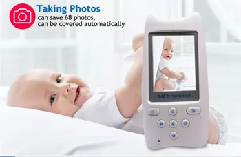 

2.4GHZ Digital Wireless Baby Monitor Two-way Talk Taking Photo Protable Color Liquid Crystal Display 2001ZH Baby Monitor
