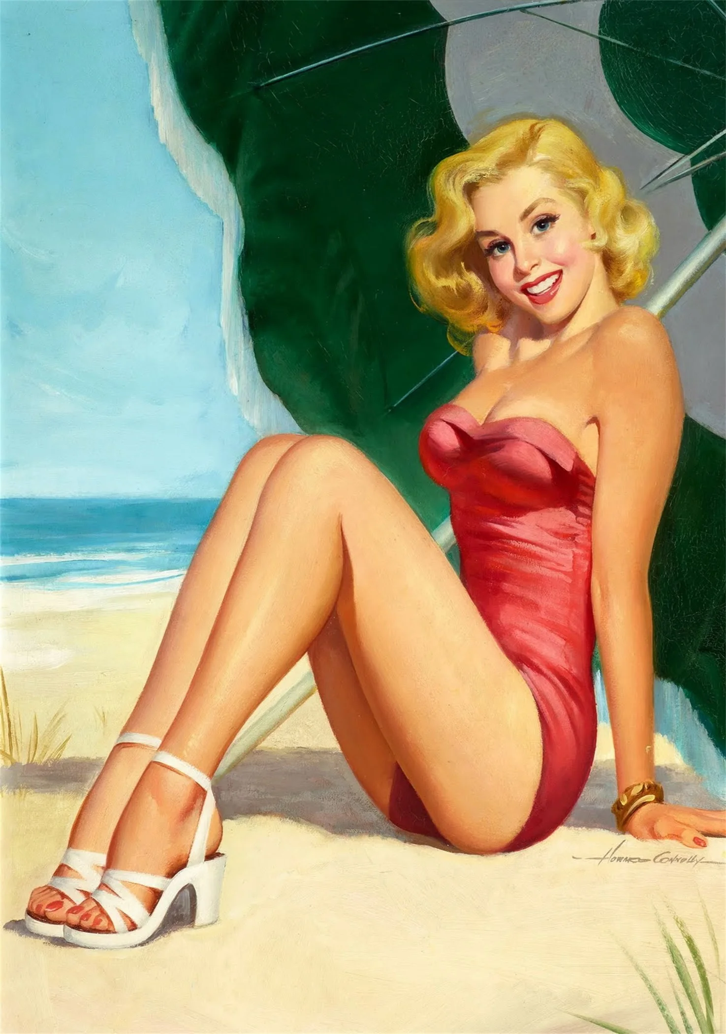 Постер В Стиле Pin Up В Высоком Разрешении