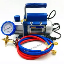150W Vacuum pump FY-1H-N Air conditioni Add fluoride tool Vacuum pump set With refrigerant table Pressure gauge Refrigerant tube original mini portable air vacuum pump fy 1h 2pa ultimate vacuum for laminating machine and lcd screen separator