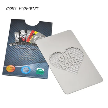 

COSY MOMENT Zinc Alloy Grinder Card Portable Herb Grinder Rolling Machine Grinder Smoking Accessories YJ419