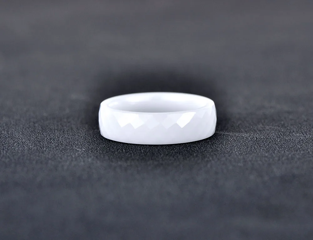 Jeeango модные черные и белые режущие керамические кольца ювелирные изделия классические обручальные кольца для женщин Anneaux Anillos R18014