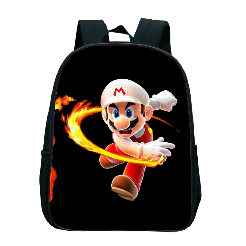 Детская сумка мультфильм рюкзак Супер Марио красивый популярный узор детский сад рюкзак школьный рюкзак - Цвет: 18
