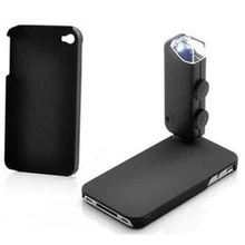 5 шт. Универсальный Портативный мин 60-100X увеличение светодиодной лупы Камера Микроскоп Объектив для Apple IPhone 4 4S 5 с объективом Чехол