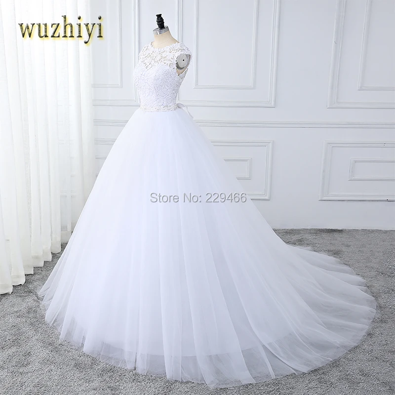 wuzhiyi Lace wedding dress vestidos de noiva wedding gown for bride Custom made Sexy Backless Beading Sashes wedding dress 2018 wuzhiyi Lace wedding dress vestidos de noiva wedding gown for bride Custom made Sexy Backless Beading Sashes wedding dress 2018