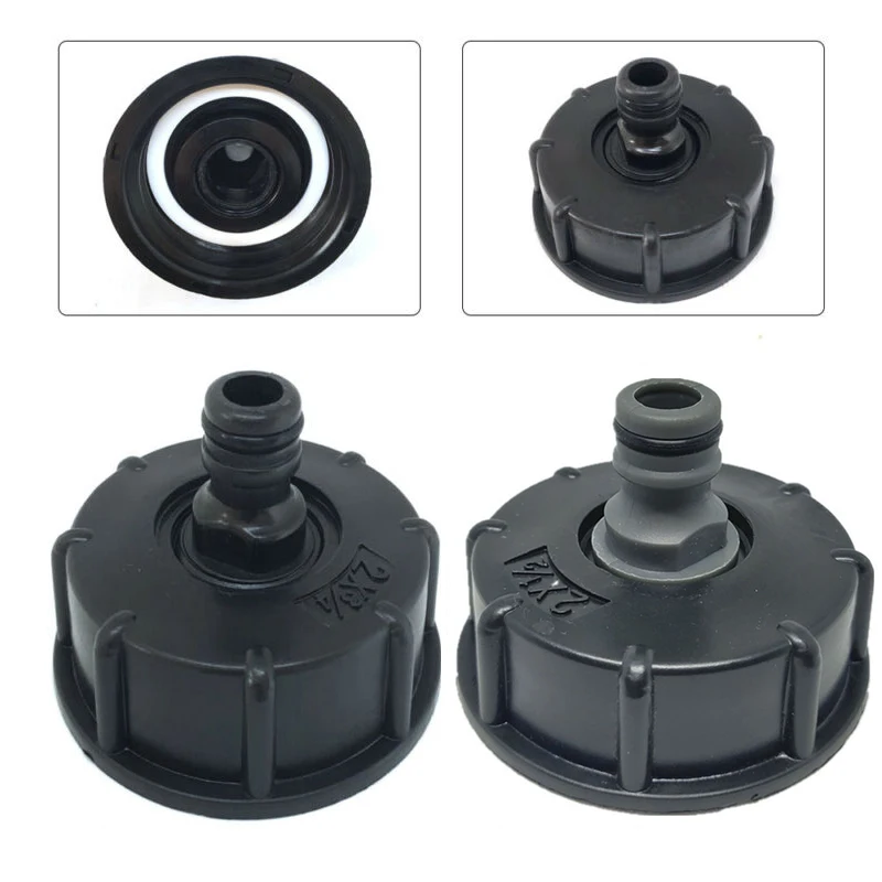 1Pc IBC Hose S60 X6 Adapter Reducer Connector Water Tank Fitting Coarse Thread Durable Garden Hose Pipe Tap Storage