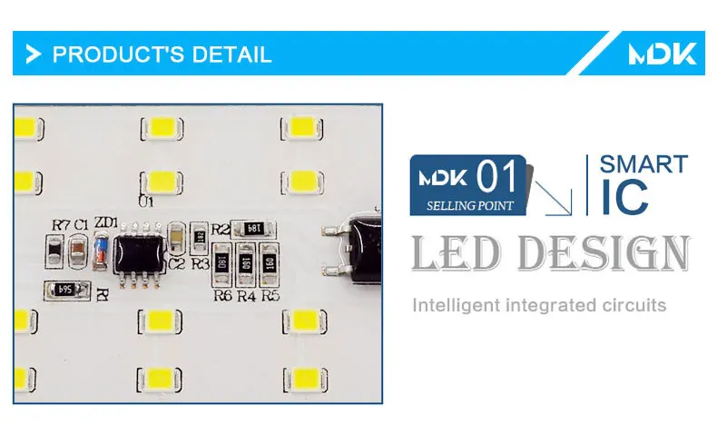 Умный IC SMD СВЕТОДИОДНЫЙ светильник 50 Вт AC 220 В SMD2835 DIY для наружного прожектора для сада холодный белый теплый белый