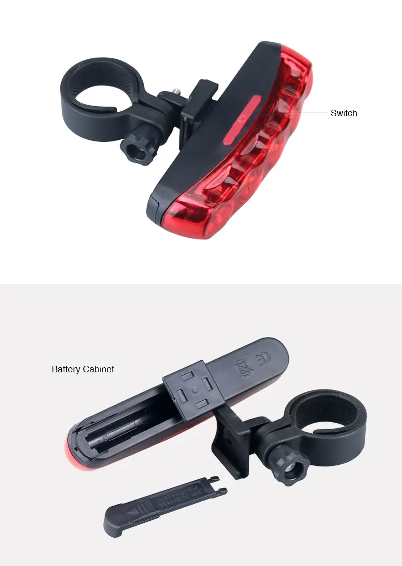 Cheap Deemount Bicycle LED Tail Light Visual Warning Safety Lamp Classic Cycle Rear Lantern Bike Riding 5 LEDs Red RGB Colors 3 Cheap Deemount Bicycle LED Tail Light Visual Warning Safety Lamp Classic Cycle Rear Lantern Bike Riding 5 LEDs Red RGB Colors 3