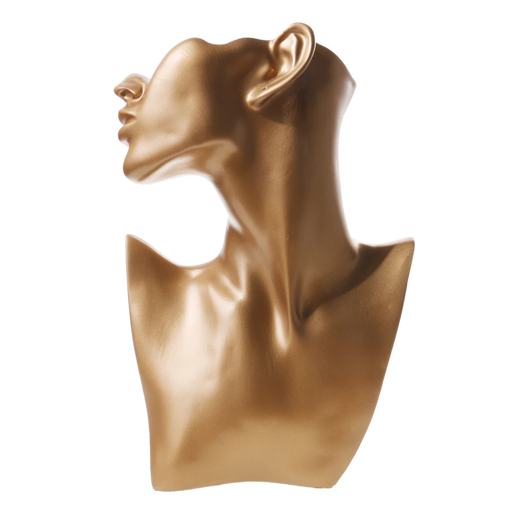 Ожерелье серьги дисплей стенд ювелирные изделия показать Рисунок Манекен Модель золото