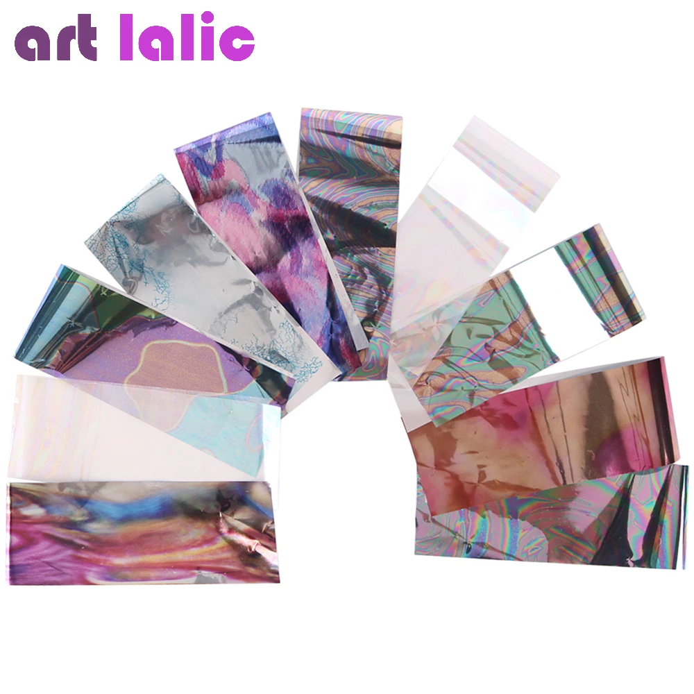 

Artlalic 1 Set 12 Colors Starry Sky Nail Sticker Foils Multicolor 4*16cm DIY Nail Decal Manicure Nail Art Transfer Stickers