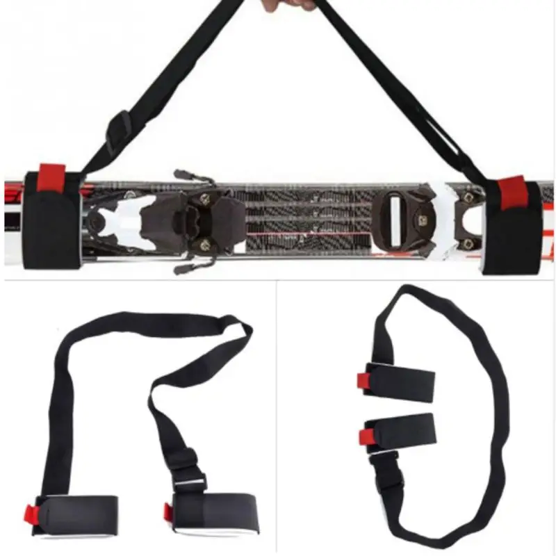 

New Christmas Decorationl New Year Ski Backpack Carrier Ski Carry Sling Strap Shoulder Strap 2018 Christmas NO SKIS AND POLES