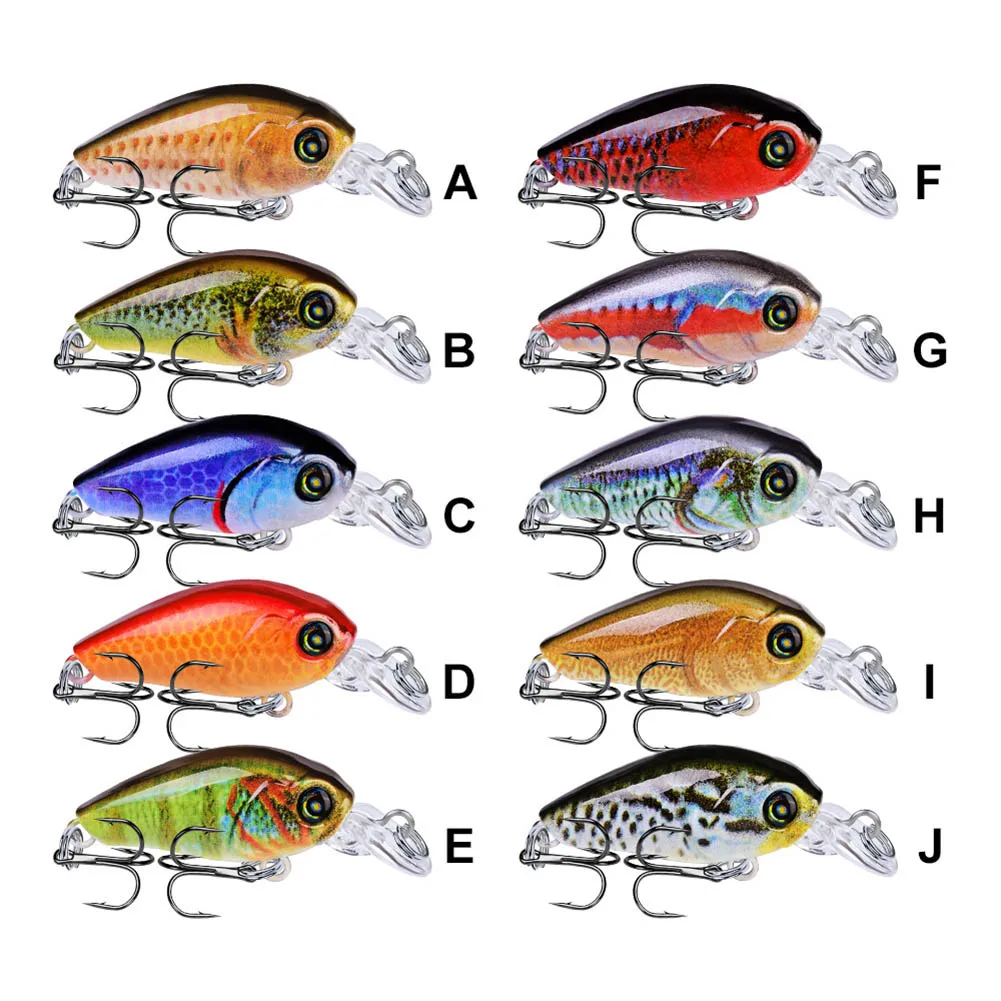 

2018 Artificial Simulation Fishing Lure Bait 47mm 4g Hooks Lifelike Accessories Tool ALS88