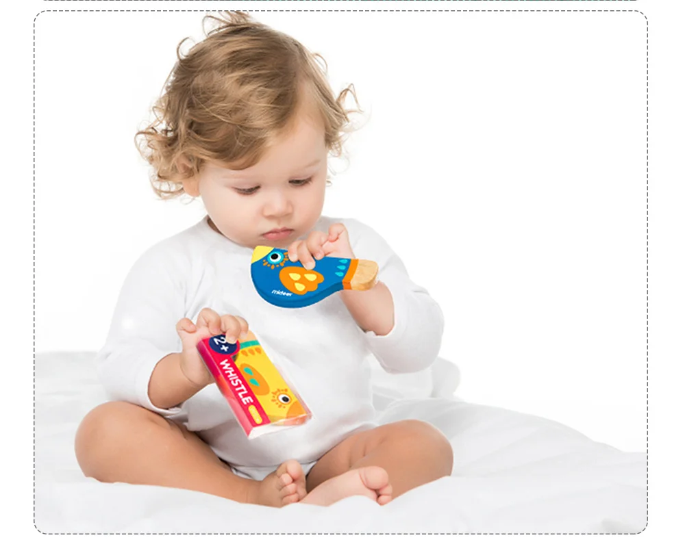 Деревянные игрушки, детские музыкальные игрушки, свисток для птиц, Обучающие Игрушки для раннего развития для детей, инструмент, свистящая игра MiDeer