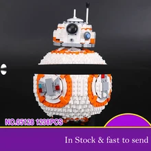 Бренд 05128 1238 шт. двойной B 8 набор роботов натуральная звезда классической серии модель 75187 строительные блоки кирпичи совместимы с Lgo