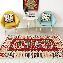 Килим Kilrim чистая шерсть ручное плетение Турция зарубежные земли нация ветер спальня гостиная чайный столик Carpetgc193kilimyg40