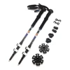 2pcs/lot 240g/pcs Trek Pole Nordic Walking Poles Telescopic Alpenstock Aluminum Alloy Shooting Walking Stick Crutch Senderismo ► Photo 2/6