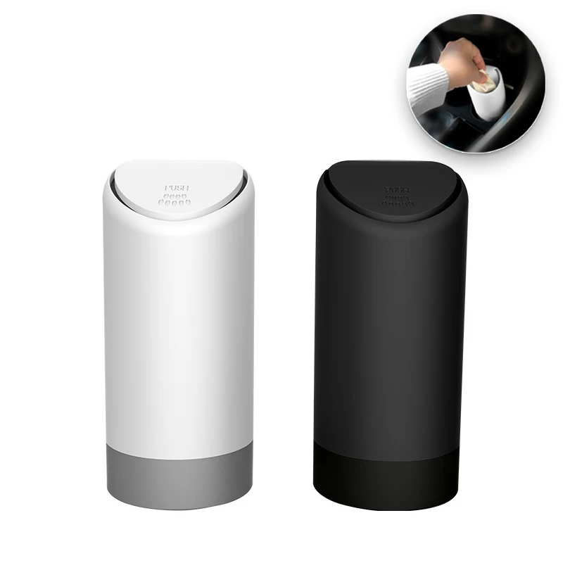 

Universal Car Mini Trash Bin Silica Gel and ABS Car Garbage Can Cute Car Storage Box 15*7*7 cm 6693