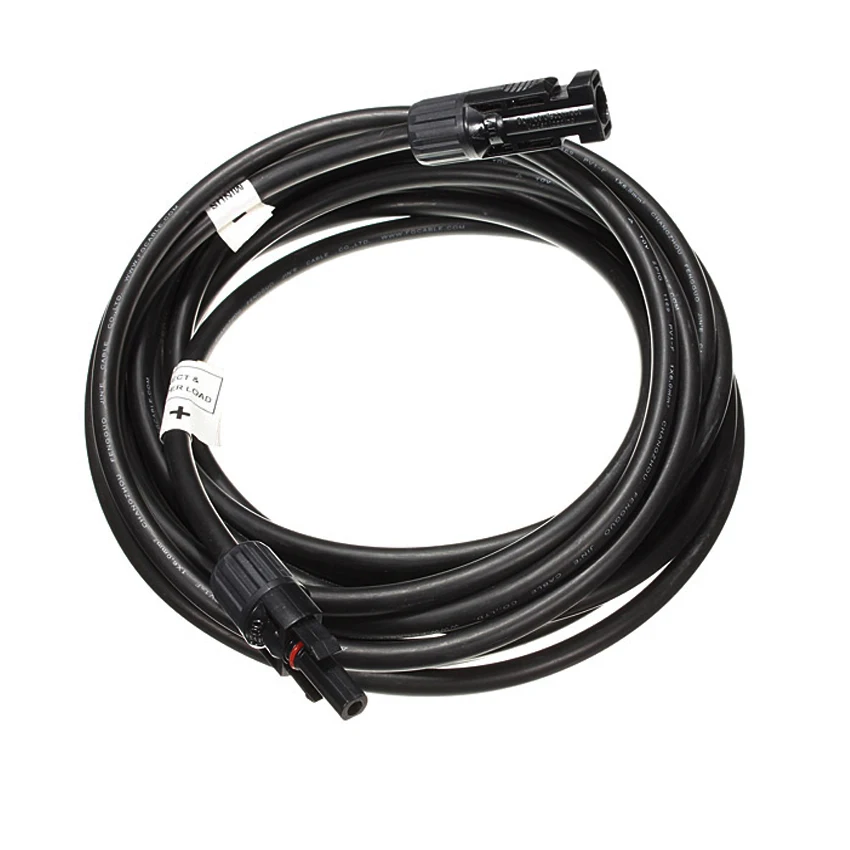 

1m 2m 3m 5m 10m 2.5mm2 4mm2 6mm2 10/12/14AGW Solar Extension Cable series connect cable Wire With MC4 Connector plug
