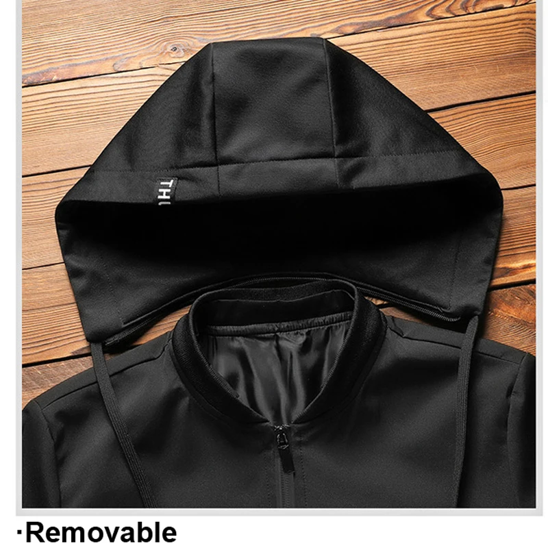 DIMUSI Spring Autumn Mens Bomber Jackets Male Fashion Anorak Hip Hop Streetwear Jackets Men's Patchwork Windbreaker Coats 8XL