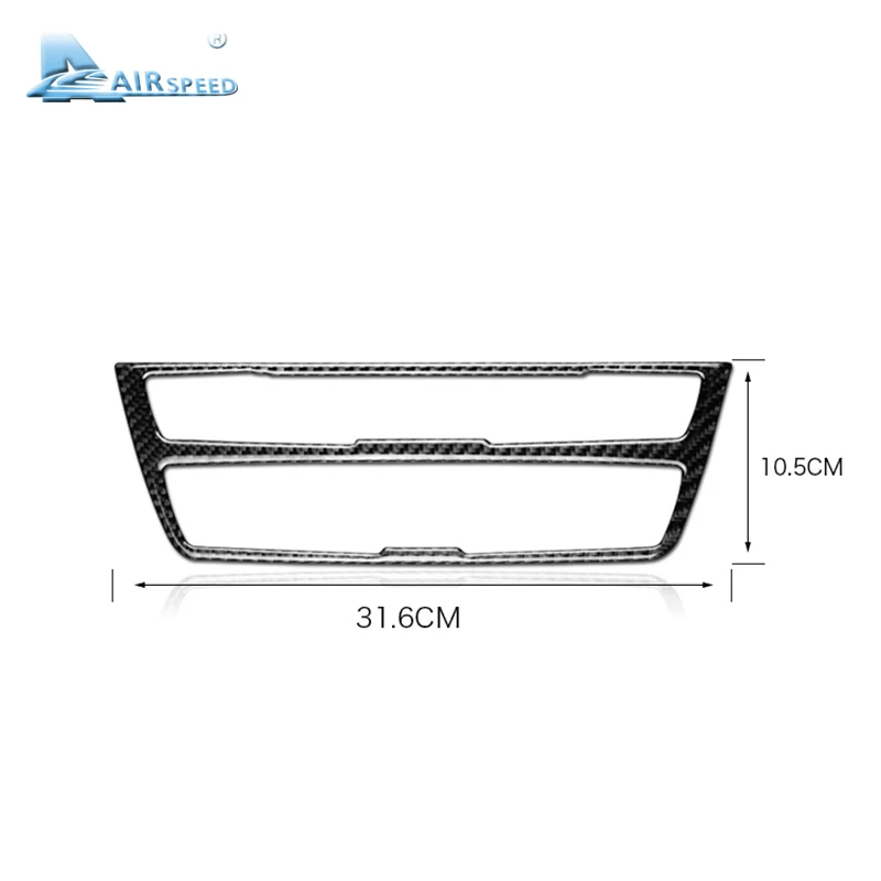Airspeed для BMW F30 F34 углеродное волокно центральная консоль панель крышка внутренняя отделка наклейка 3 серии 320i аксессуары для стайлинга автомобилей