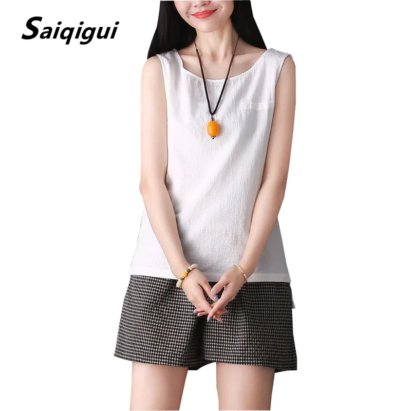 

Saiqigui 2019 fashion summer Women Sets Casual loose Drawstring two piece set Tank Tops + Shorts conjuntos mujer