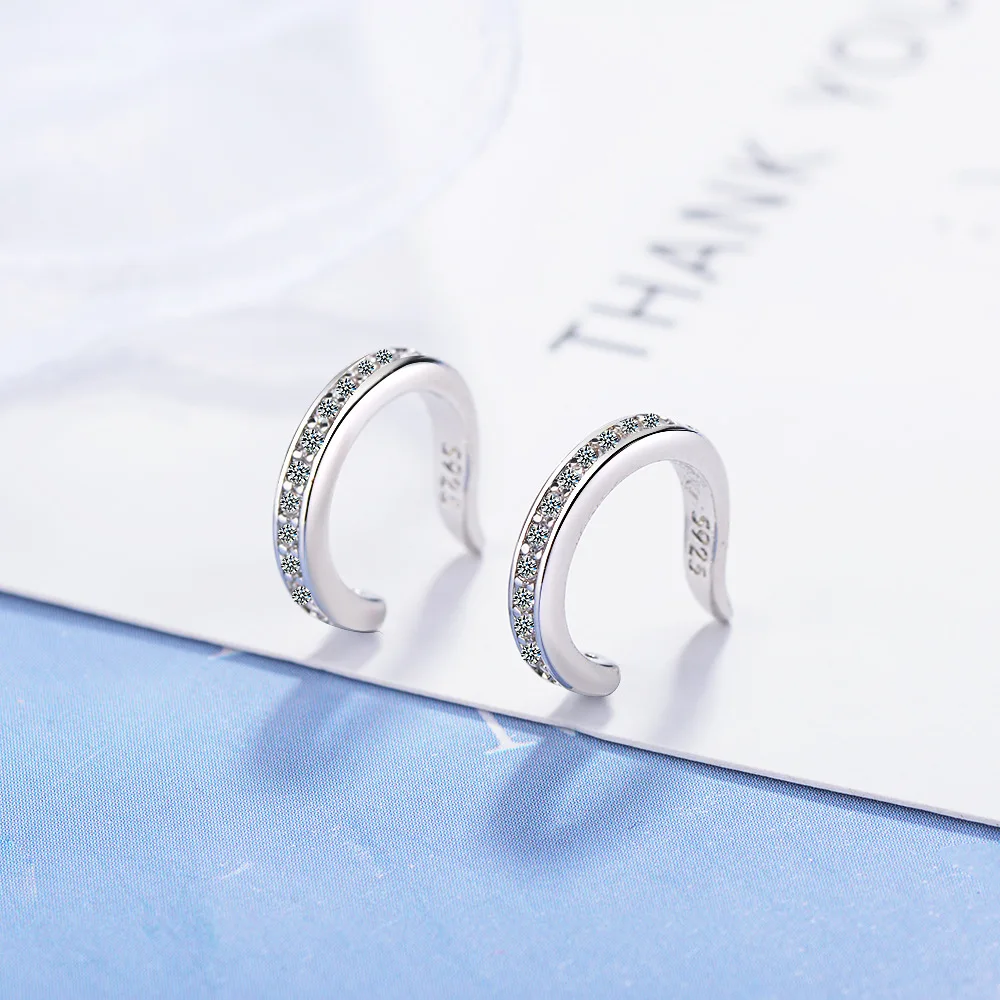 925 sterling silver ear clip  (2)