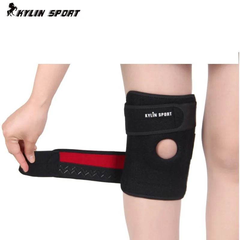 

Metal spring professional sports Knee Pads running knee climbing breathable slip outdoor basketball brace riding