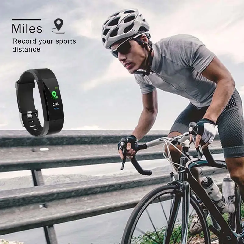  Bluetooth Smart Wristband Colorful Screen Tracker GPS Fitness Tracker Smart Band Trackers - 32954319424