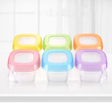 4 шт/6 шт многофункциональные мини-Ящики для хранения PP для кормления ребенка, морозильная камера, пищевые горшки, контейнеры