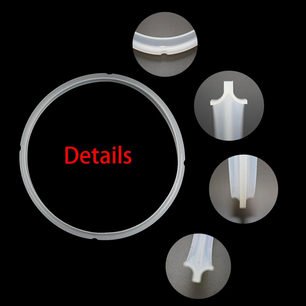 1 шт. резиновая Давление кухонные прокладки Замена Силиконовое уплотнительное кольцо для 20 22 см электрические скороварки кухонная посуда инструмент